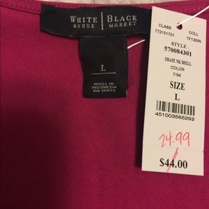 Pink top, fits more like a medium size